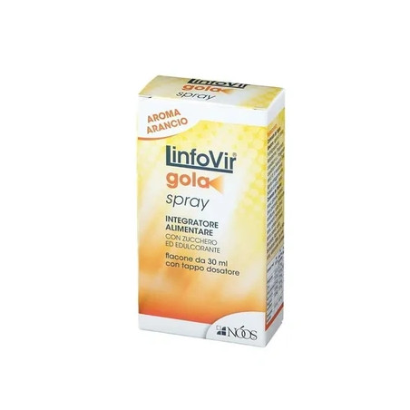 Noos Linfovir Throat Spray Oral Supplement For Bronchial Tract 30 Milliliters