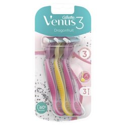 Gillette Venus 3 Dragonfruit Disposable Razors 3 Pack