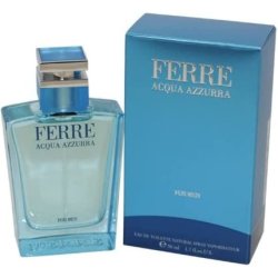 Gianfranco Ferre Aqua Light Blue Gift Box 50ml Eau De Toilette 100ml Shower Gel