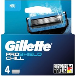 Gillette Lames de rechange Proshield Chill, pack de 4
