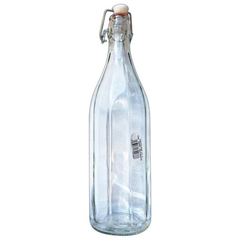 Glass Bottle 1000 ML with Automatic Cap
