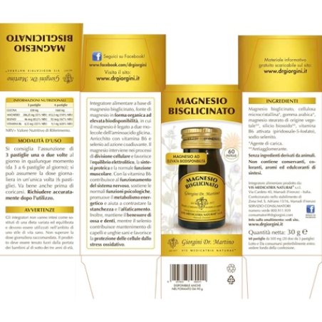 Magnesium Bisglycinate Tablets 30g High Bioavailability