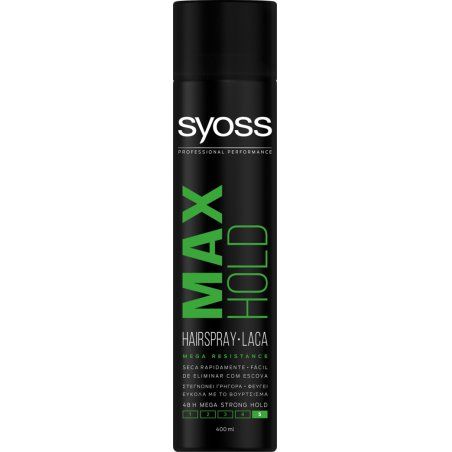 SYOSS MAX HOLD Hair spray Unisex 400 ml