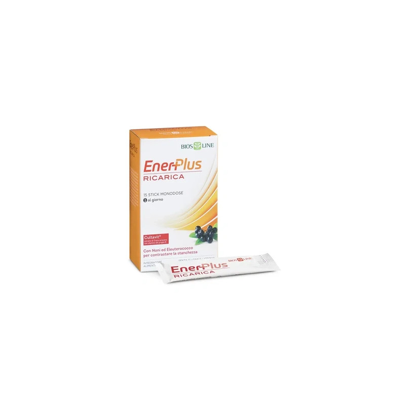 Bios Line Enerplus Recharge Supplement For Fatigue - 15 Sticks