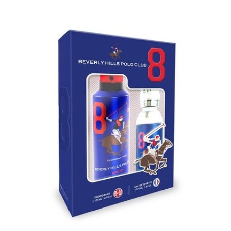 Beverly Hills Polo Club Sport Men Eight Eau De Toilette 100ml