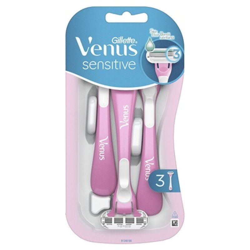 Gillette Venus Sensitive Disposable Razors 3 Pieces