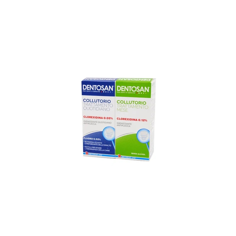 Recordati Dentosan Mouthwash Promo Monthly Treatment 200 Milliliters Daily Treatment 200 Milliliters