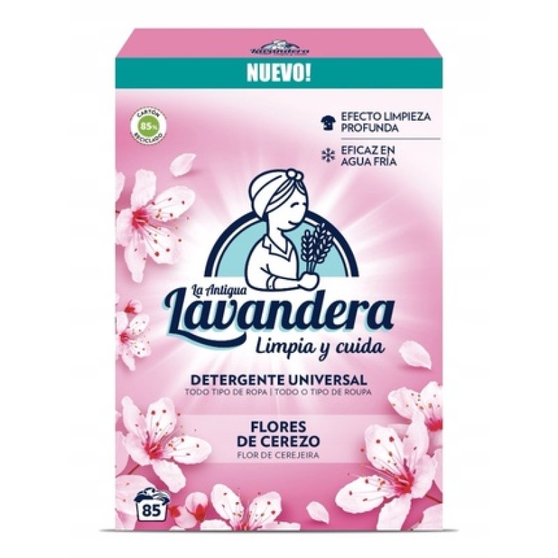 Lavandera Universal Laundry Powder Cherry Blossom Scent, 4.675 Kg
