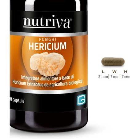 Nutriva Hericium Food Supplement Based on Hericium Erinaceus