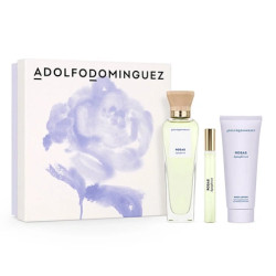 Adolfo Dominguez Agua Fresca De Rosas Eau De Toilette 120ml Spray With 100ml Body Lotion And 10ml Miniature Eau De