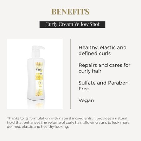 Salerm Curly Cream Yellow Shot 300ml Biokera