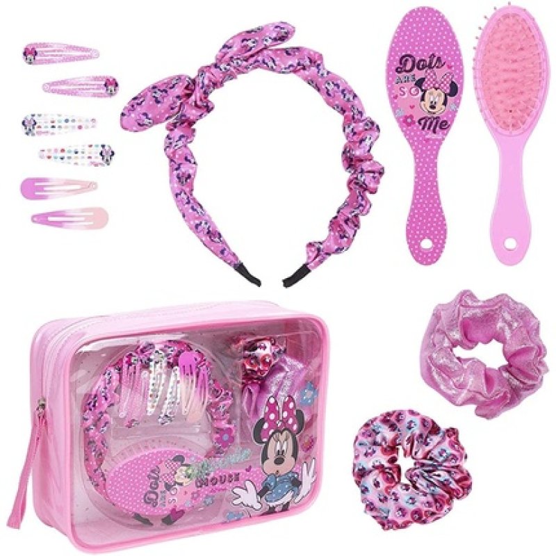 Cerdá Life's Little Moments Hair Accessories Set 8 Pieces for Girls Minnie Mouse - Official Disney License Multicolor