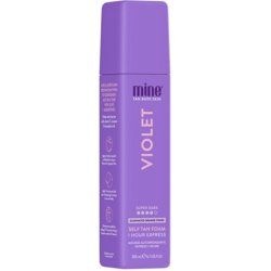 Minetan Self Tan Foam - Dark Brown Tan With Olive Undertone, 200 Ml