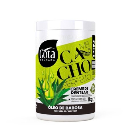 Gota Dourada Meu Cacho Perfeito Leavein Cream Aloe Vera Oil 1kg