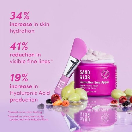 Sand & Sky Australian Glow Berries Super Bounce Face Mask Hydrating and Moisturising