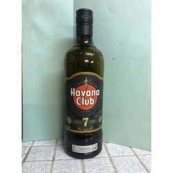 Havana Club 7 Years, 0.7l Empty Bottle, Prepared For Lamp Construction