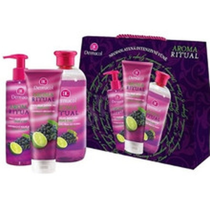 Dermacol Gift Set Of Body Care Grapes With Lime Aroma Ritual