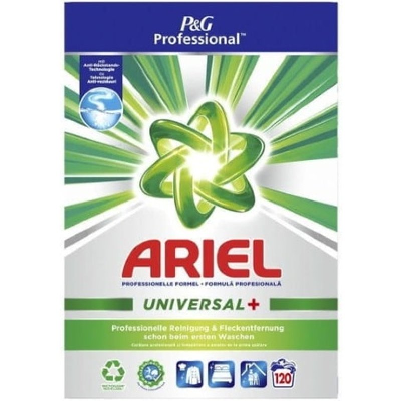 Procter & Gamble Ariel Universal Powder 120 Wash Professional 72 Kg