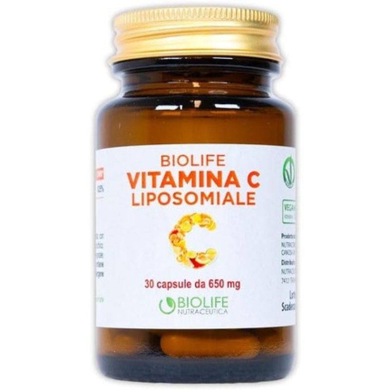 Biolife Liposomal Vitamin C High Strength Supplement 30 Capsules 650mg