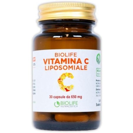 Biolife Liposomal Vitamin C High Strength Supplement 30 Capsules 650mg
