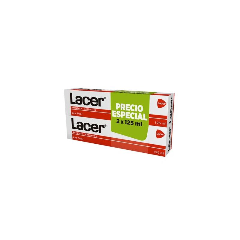 Lacer Lacer Toothpaste 2x125ml