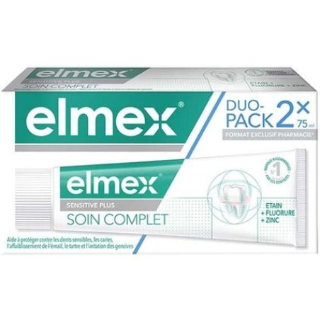 Elmex Complete Care Toothpaste Sensitive Plus 75ml - Pack of 2