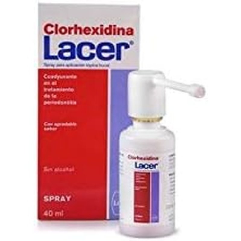 LACER CHLORHEXIDINE Spray 40ml Alcohol-Free Treatment for Periodontitis