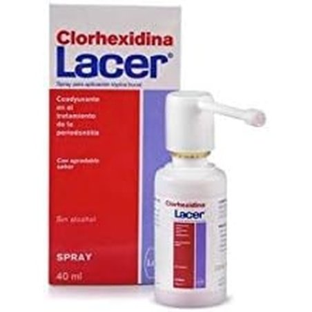 LACER CHLORHEXIDINE Spray 40ml Alcohol-Free Treatment for Periodontitis