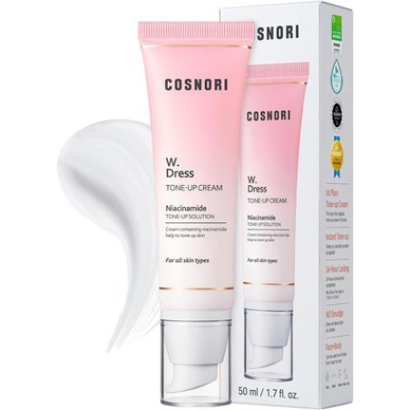 Cosnori Whitening Dress Toneup Cream Evens Out Complexion - No Makeup Natural