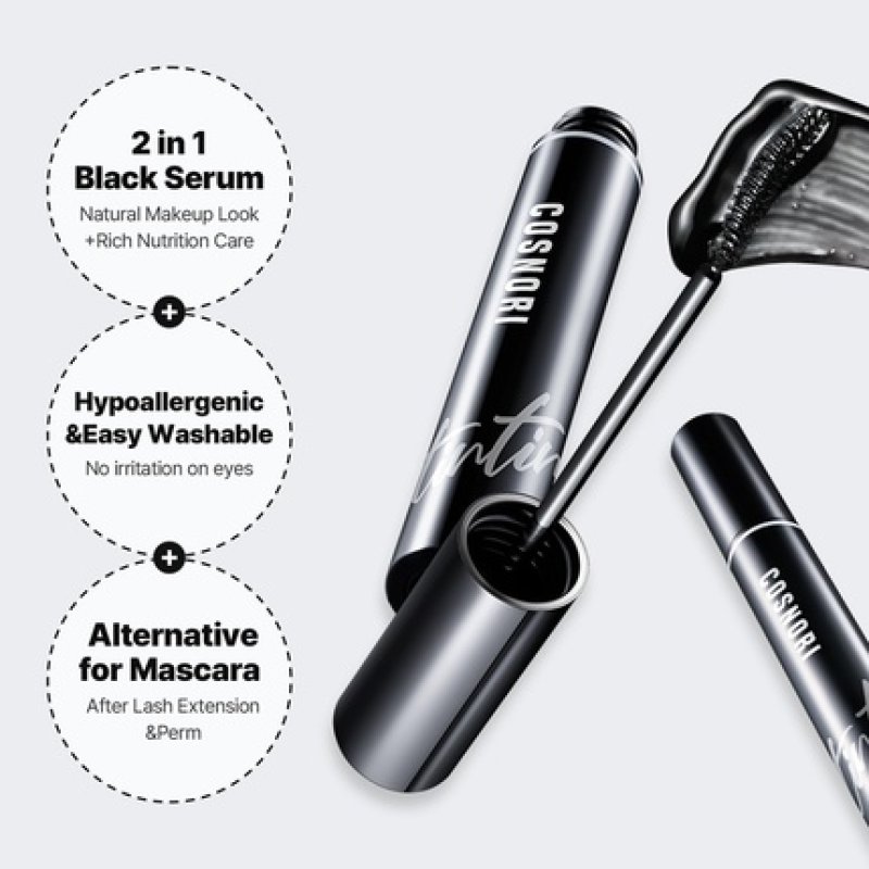 Eyelash Tinting Serum 01 Deep Black - Eyelash Boost Tinting Serum for Eyebrows