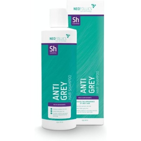 Neofollics Anti-Grey Hair Shampoo Gradually Darkens Grey Hair and Nourishes