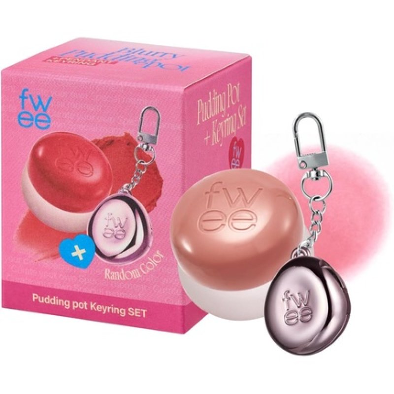 Lip & Cheek Blurry Pudding Pot Keyring Just Me Moment Blush