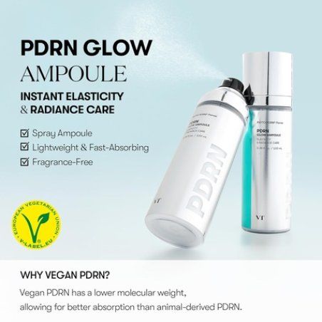 STOCKJBE8 - Vt Cosmetics PDRN Glow Ampoule Facial Mist Deep Hydration Spray Serum