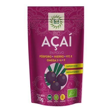 Sol Natural Organic Acai Powder 70g