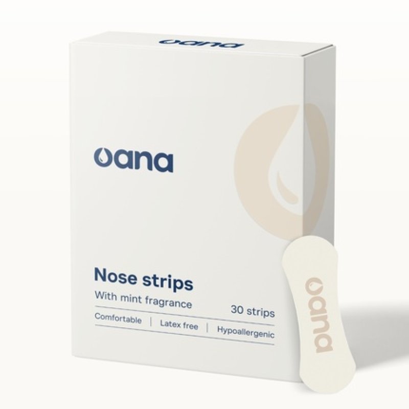 Oana Nose Strips Mint Refreshing Nasal Strips For Clear Breathing