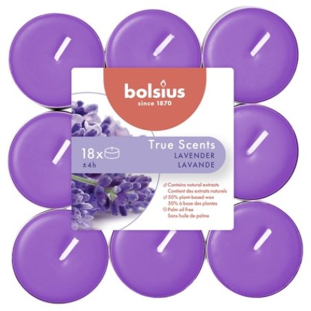 Bolsius True Scents Lavender Scented Tealights