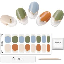 Edgeu Perfect Gel Wraps Ena711 Antique French 16 Bands