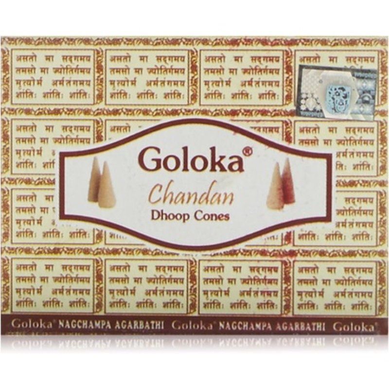 Goloka Chandan Incense Cones 10 Count