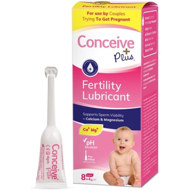 SASMAR Conceive Plus Fertility Lubricant with 8 Pre-Filled Applicators for Conception