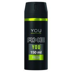 Axee You Body Spray Deodorant for Men 48 Hour Protection 150ml