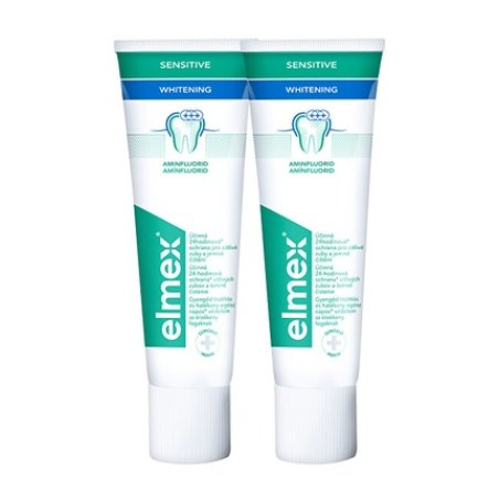 Elmex Sensitive Whitening Toothpaste Duopack 2x 75 Ml