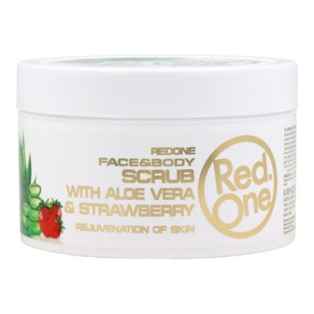 Red One Daily Scrub Aloe Vera & Strawberry - 400 Ml