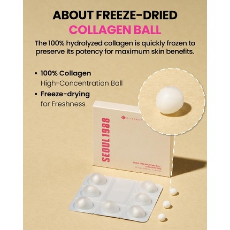 Ksecret Seoul 1988 Boosting Ball Collagen 100 Anti-Aging