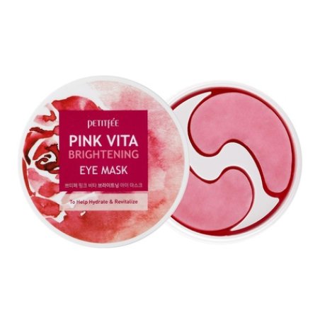 Pink Vita Brightening Eye Mask 60 Pieces 30 Pairs - Rose and Vitamin B