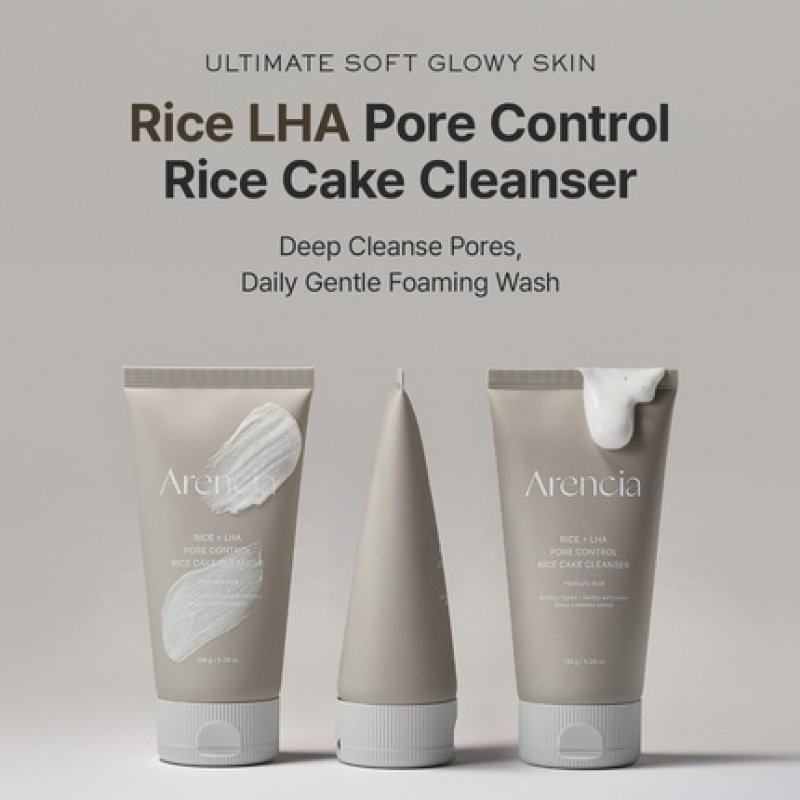 Rice Lha Pore Control Rice Cake Cleanser with Salicylic Acid Deep Cleansing