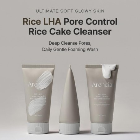 Rice Lha Pore Control Rice Cake Cleanser with Salicylic Acid Deep Cleansing