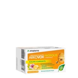 Arkopharma Arkovox Propolis And Vitamin C Honey And Lemon Flavor 24 Tablets