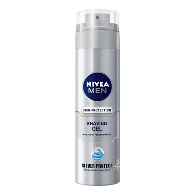 Nivea Men Shaving Gel Silver Protect 200ml