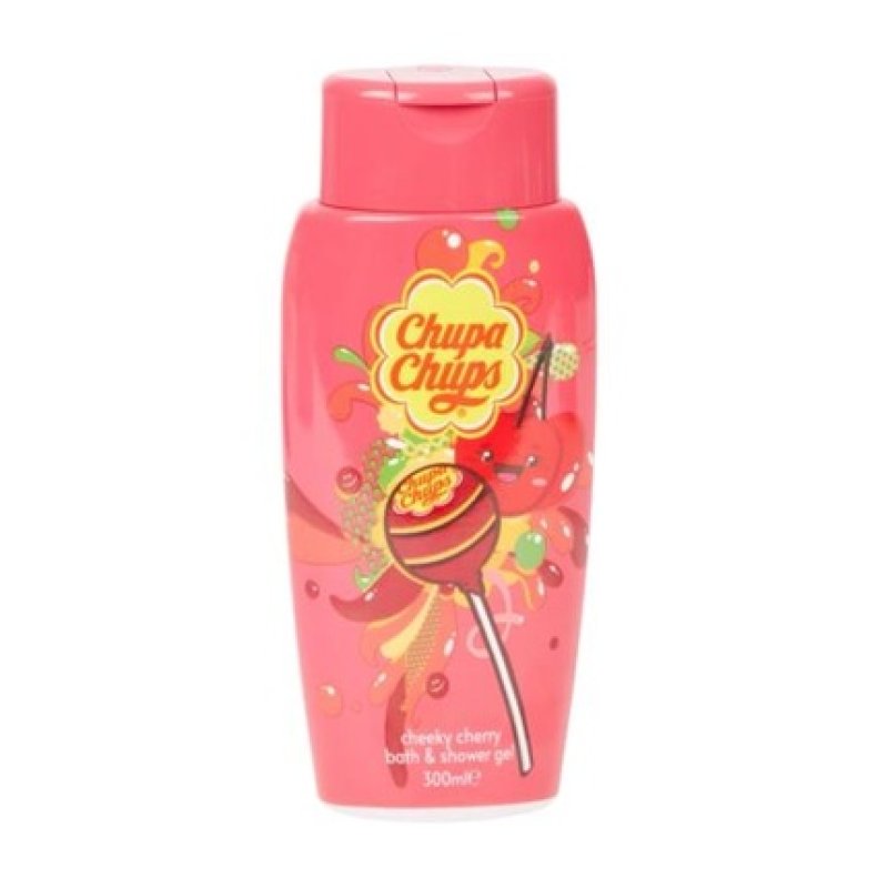 Chupa Chups Cherry Shower Gel for Kids Girls Boys Shower Bath - Original Packaging