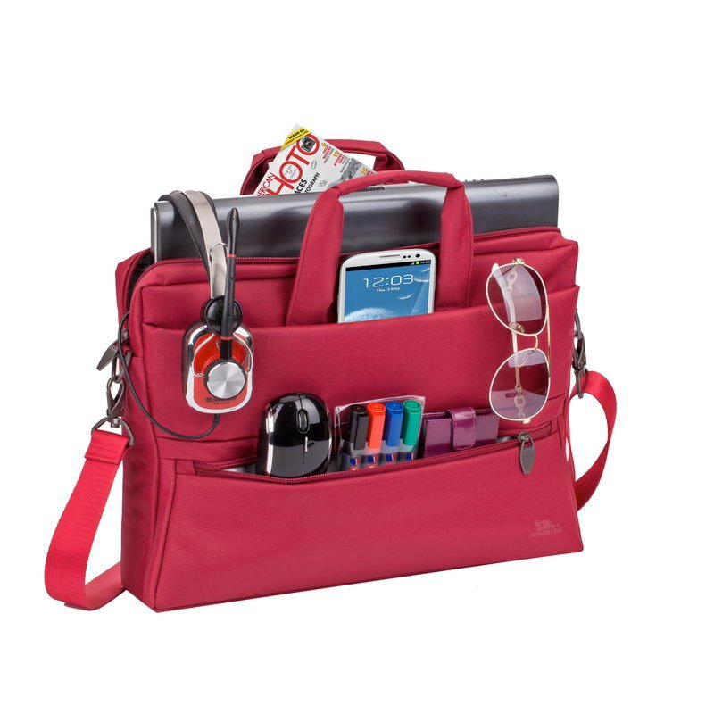 Riva NB Tasche Tiergarten 15,6" rot 8630